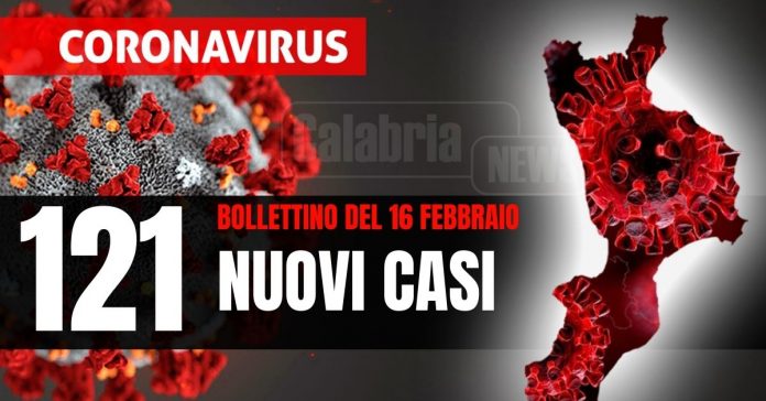 Bollettino Covid Calabria 16 febbraio