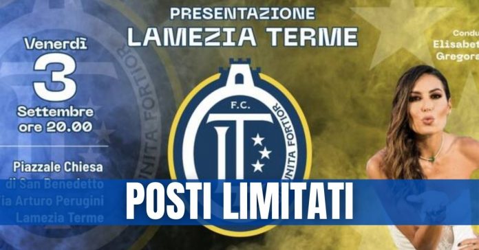 elisabetta gregoraci presenta FC LAMEZIA