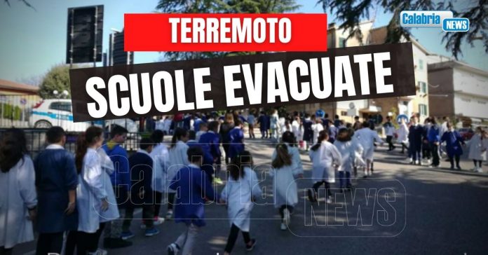 terremoto scuole evacuate lamezia