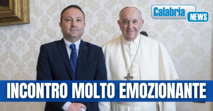 incontro Alfio Pugliese con Papa Francesco
