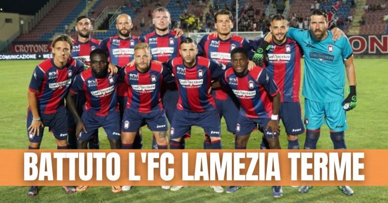 Il Crotone si aggiudica la seconda edizione del Trofeo Luigi Vrenna