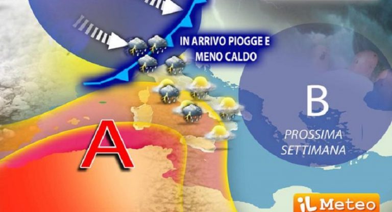 Meteo Italia, piogge in arrivo e meno caldo: Fino a mercoledì si aprirà una fase più instabile con correnti fresche