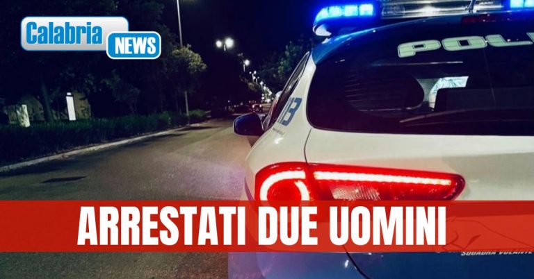 Catanzaro, pizzicati dalla Polizia mentre cercano di asportare 500 kg di materiale ferroso da cantiere della metropolitana