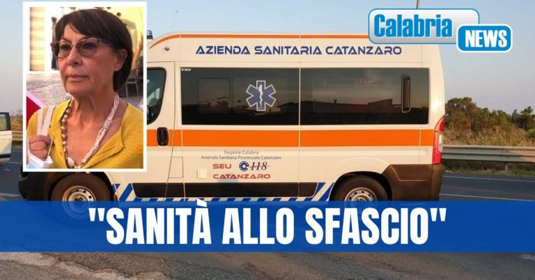 Amalia Bruni: “Oggi in tutta l’area lametina nel turno dalle 14 alle 20 circolano solo ambulanze senza medico