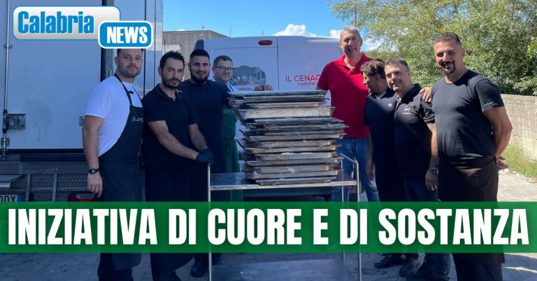 L’associazione “Il Cenacolo” di Bartolo Mercuri riceve 500 pasti per le famiglie bisognose della Piana di Gioia Tauro