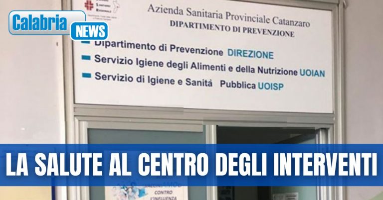 ASP di Catanzaro: al via il Piano Regionale della Prevenzione 2021/2025