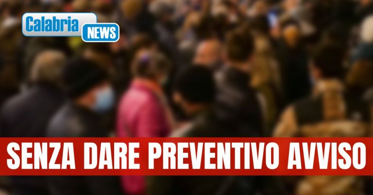 MAnifestazione non autorizzata a Cz