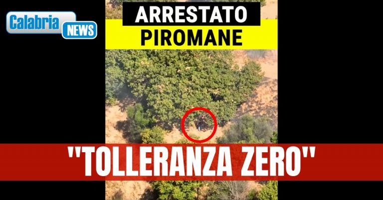 Ennesimo piromane beccato dai droni in Calabria – VIDEO