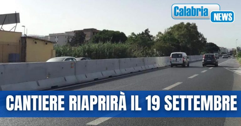Reggio Calabria, ultimata da Anas la prima fase dei lavori di sostituzione delle barriere spartitraffico sulla SS106 Ter