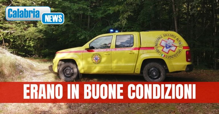 Cercatori di funghi dispersi nei boschi del parco del Pollino: ritrovati dal Soccorso Alpino e Speleologico Calabria