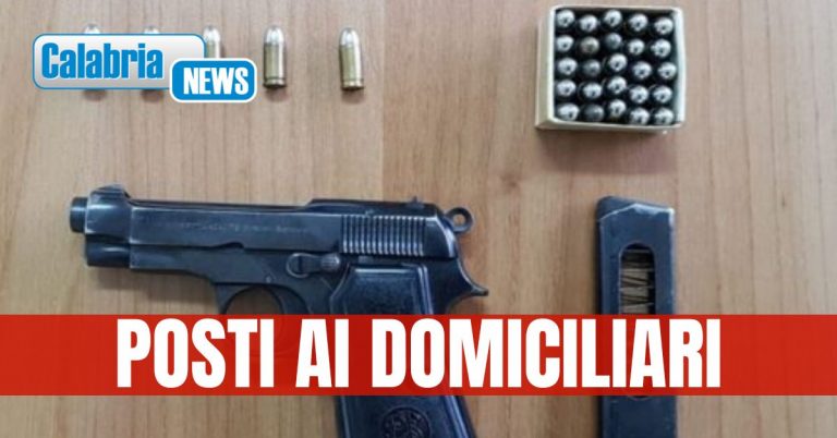 Coniugi con pistola e munizioni arrestati nel Vibonese