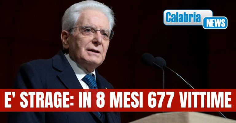 Morti sul lavoro, Mattarella: “inaccettabili, lavorare non può significare porre a rischio la vita’