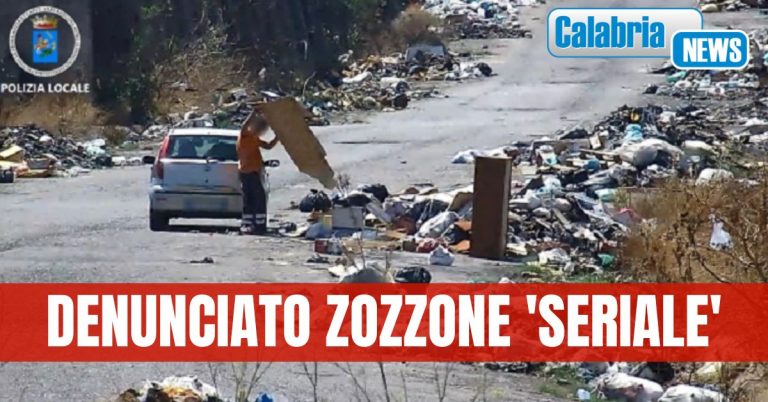 Reggio Calabria, scarica rifiuti sul suolo pubblico per 60 volte: 41enne individuato dalla Polizia Locale