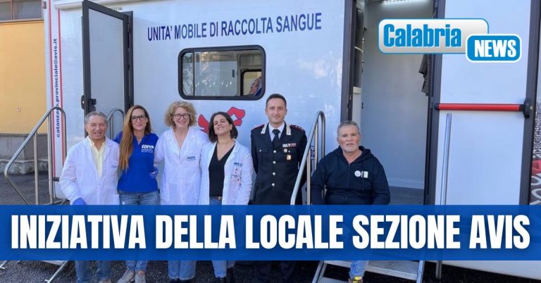 Anche i Carabinieri della Compagnia di Soverato hanno aderito alla raccolta volontaria di sangue