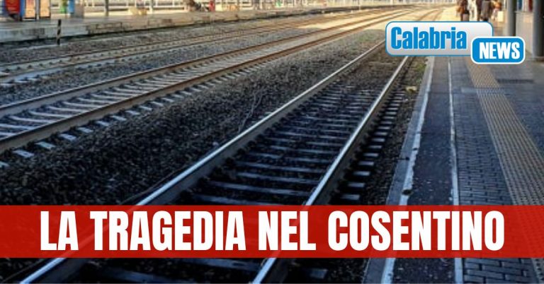 Identificato giovane travolto da un treno: si attende l’esito del Dna