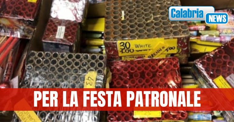 Fuochi d’artificio non a norma: sequestro da 130 kg nel Vibonese