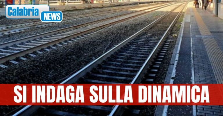 Tragedia nel Cosentino: giovane investito da un treno