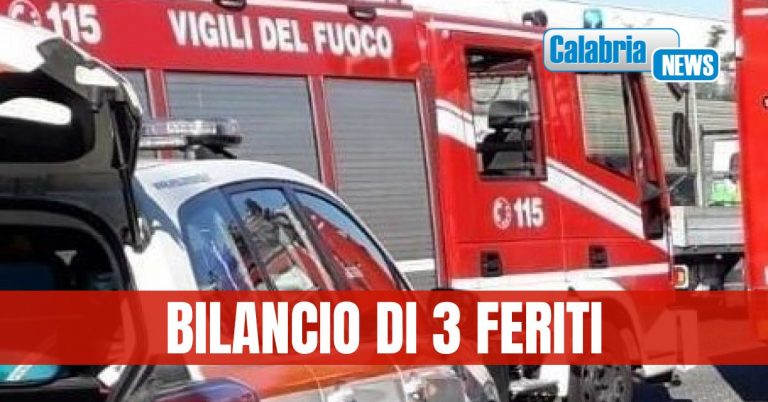 Ennesimo incidente sulla statale 106: scontro tra un’auto e due autocarri