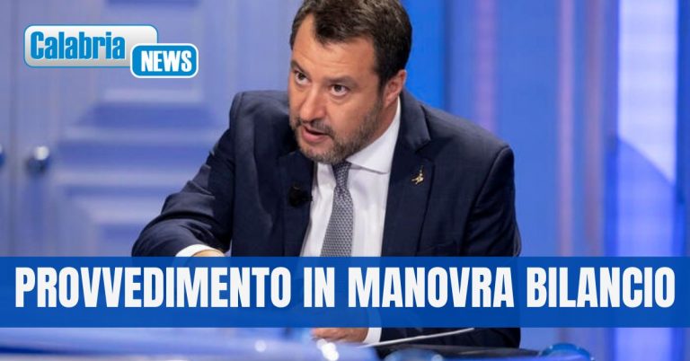 Salvini annuncia che sarà riattivata la società Stretto di Messina che dovrà portare a termine il Ponte