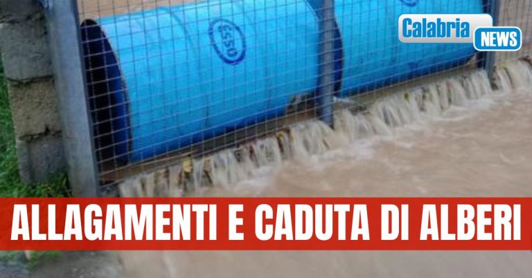 Maltempo: bomba d’acqua a Morano: disagi a circolazione