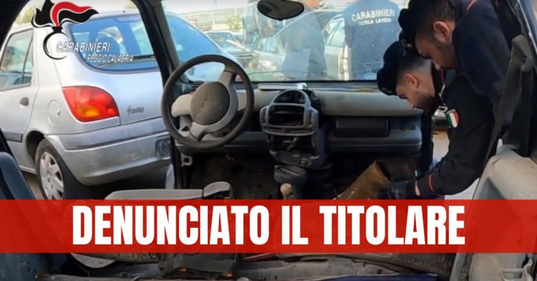 Sequestrata una ditta di autodemolizione nel Reggino per scarichi non autorizzati