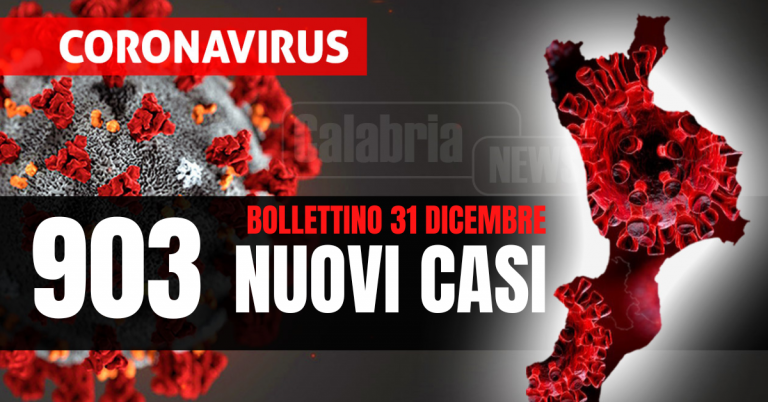 Covid Calabria: Cinque morti (3 nel Catanzarese), stabili le intensive e ricoveri a +1. Tasso positività al 13,5%