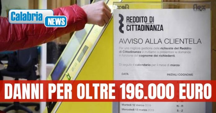 Reddito di cittadinanza_indagati Catanzaro