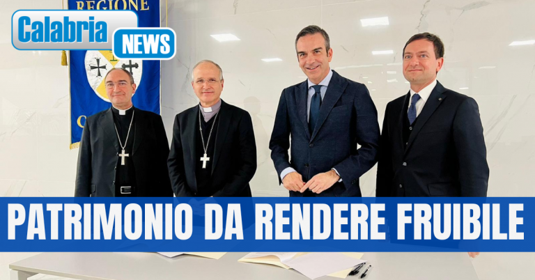 VIDEO-Accordo Regione-Conferenza Episcopale Calabra per la tutela e valorizzazione beni culturali ecclesiastici