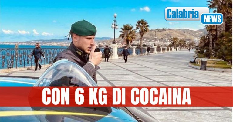 GdF Reggio Calabria: arrestato a Villa San Giovanni un corriere di droga diretto in Sicilia