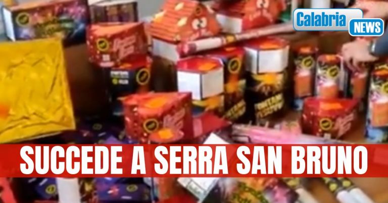 100 kg di artifizi pirotecnici in garage: denunciato un uomo