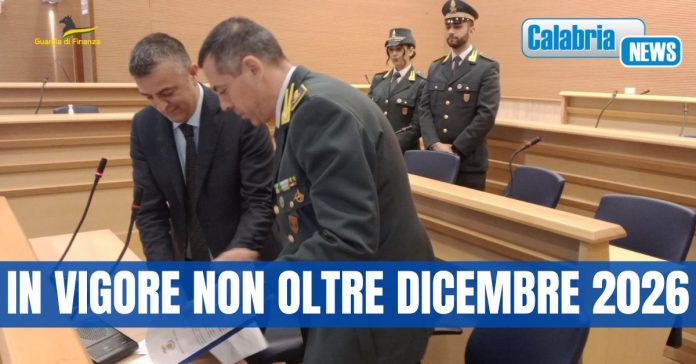 Firma protocollo d'intesa GDF e Prov. Vibo Valentia