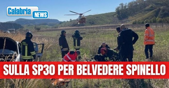 incidente sulla SP Belvedere Spinello