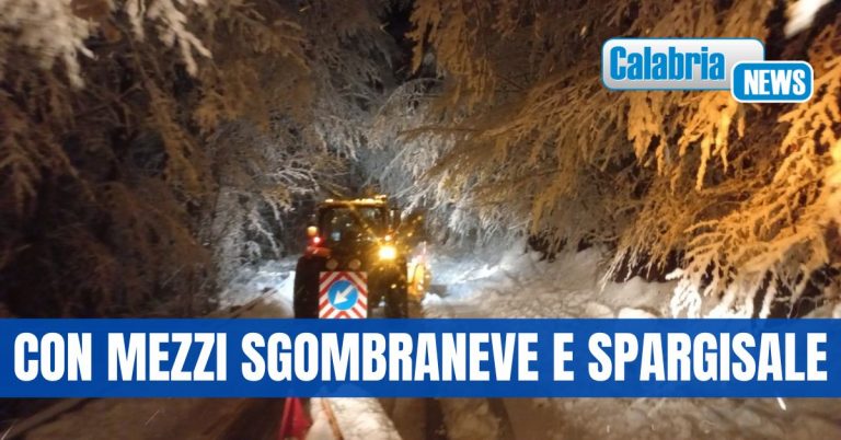 VIDEO- Calabria, Anas in azione per garantire la viabilità lungo i tratti interessati dalle precipitazioni nevose