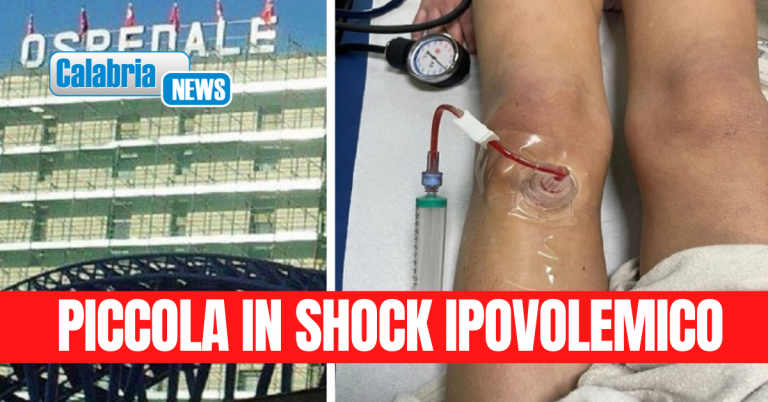 Bambina di 8 anni giunta in condizioni critiche salvata da team pediatrico all’ospedale di Crotone