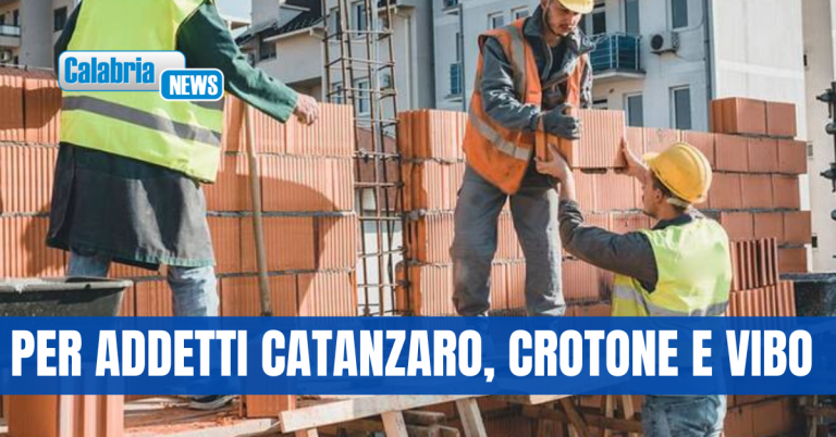 Lavoratori dell’edilizia, firmato accordo sindacati-Ance per l’aumento delle retribuzioni