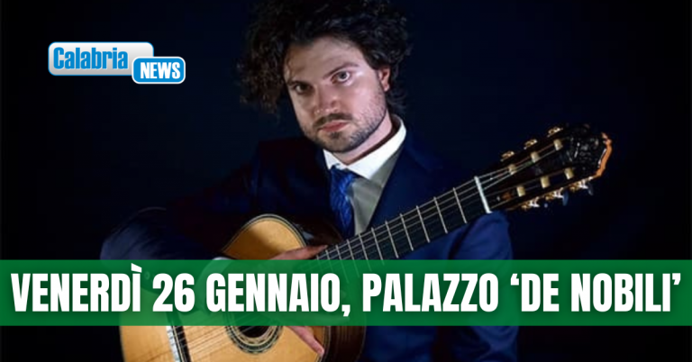 Amici della Musica, a Catanzaro il talentuoso chitarrista Lorenzo Gasparo