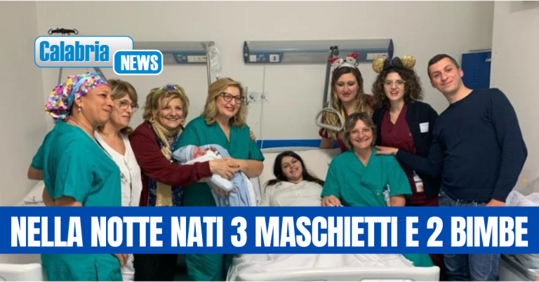 E’ Luigi il primo nato dell’anno in Calabria: venuto alla luce all’ospedale di Corigliano-Rossano