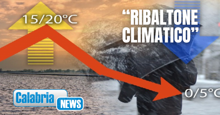 Nubifragi, vento forte e neve a bassa quota in arrivo: in Calabria meteo peggiora da giovedì sera