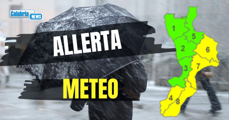 Il maltempo venerdì si concentra sulla fascia jonica della Calabria: ancora pioggia e temporali