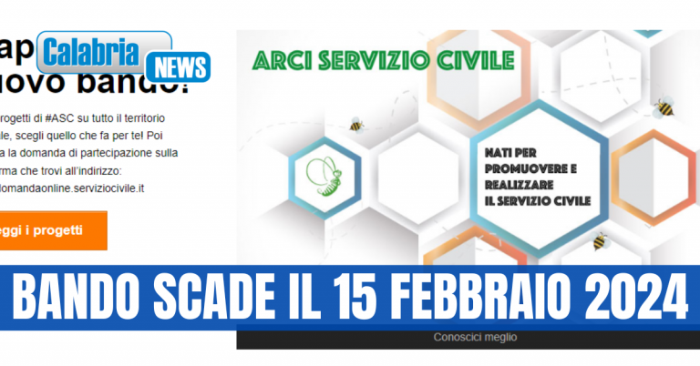 Servizio civile: 117 posti in Calabria con Asc Aps. Tante proposte per i giovani tra i 18 e i 28 anni
