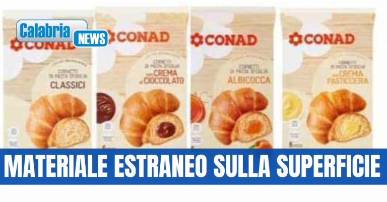 Conad ritira diversi lotti di cornetti dagli scaffali dei supermercati