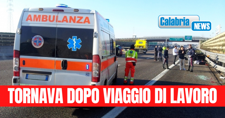 Giovane imprenditore 38enne Vibonese muore in incidente stradale sull’A30 in Campania