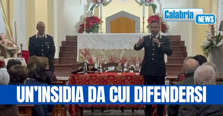 Truffe agli anziani: i Carabinieri della Compagnia di Melito Porto Salvo incontrano gli anziani