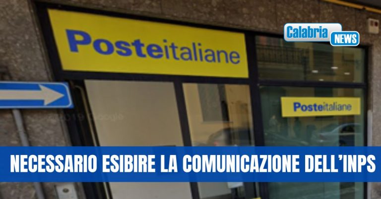 Poste Italiane: da domani disponibili le carte di inclusione negli uffici postali delle province di Catanzaro e Vibo Valentia