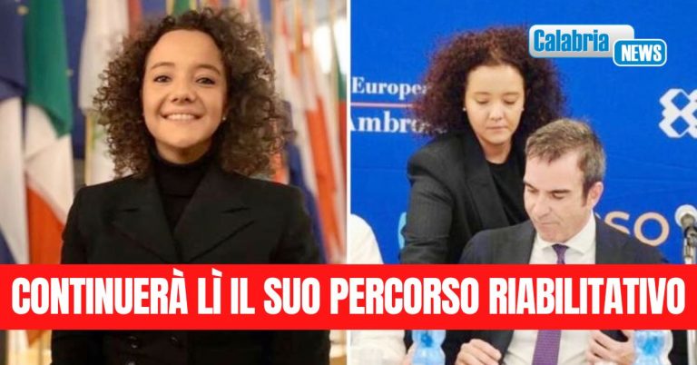 Incidente auto con a bordo Roberto Occhiuto: trasferita in Veneto Veronica Rigoni