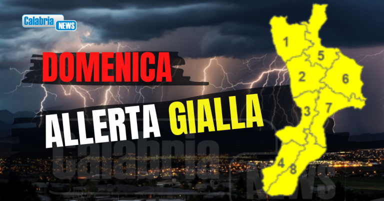 Meteo, ancora pioggia e temporali sulla Calabria. Temperature in lieve calo
