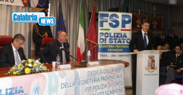 Nella sua Catanzaro il capo della Polizia Vittorio Pisani ricorda il sovrintendente Capo Scarfone