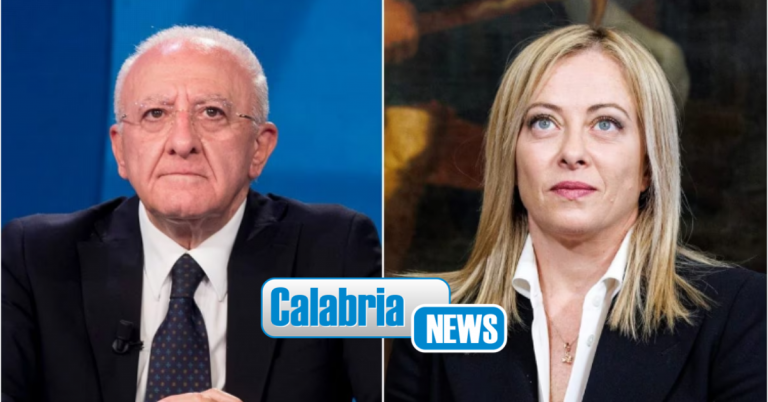 Fondi sviluppo e coesione, De Luca contro Meloni: “Anche Occhiuto pronto a manifestare con noi”