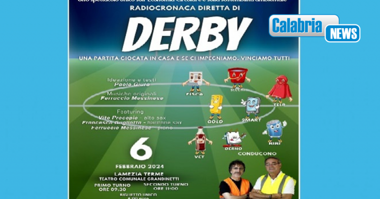 AMA Calabria, a Lamezia Terme l’importanza della tutela ambientale con “Derby”