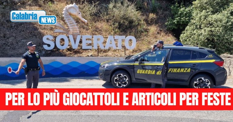 GdF Catanzaro: sequestrati 1500 prodotti non sicuri e privi del marchio “CE”